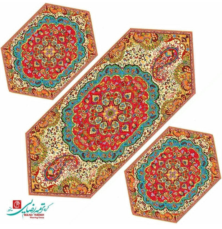 سرویس رومیزی ترمه رضایی مدل میترا
