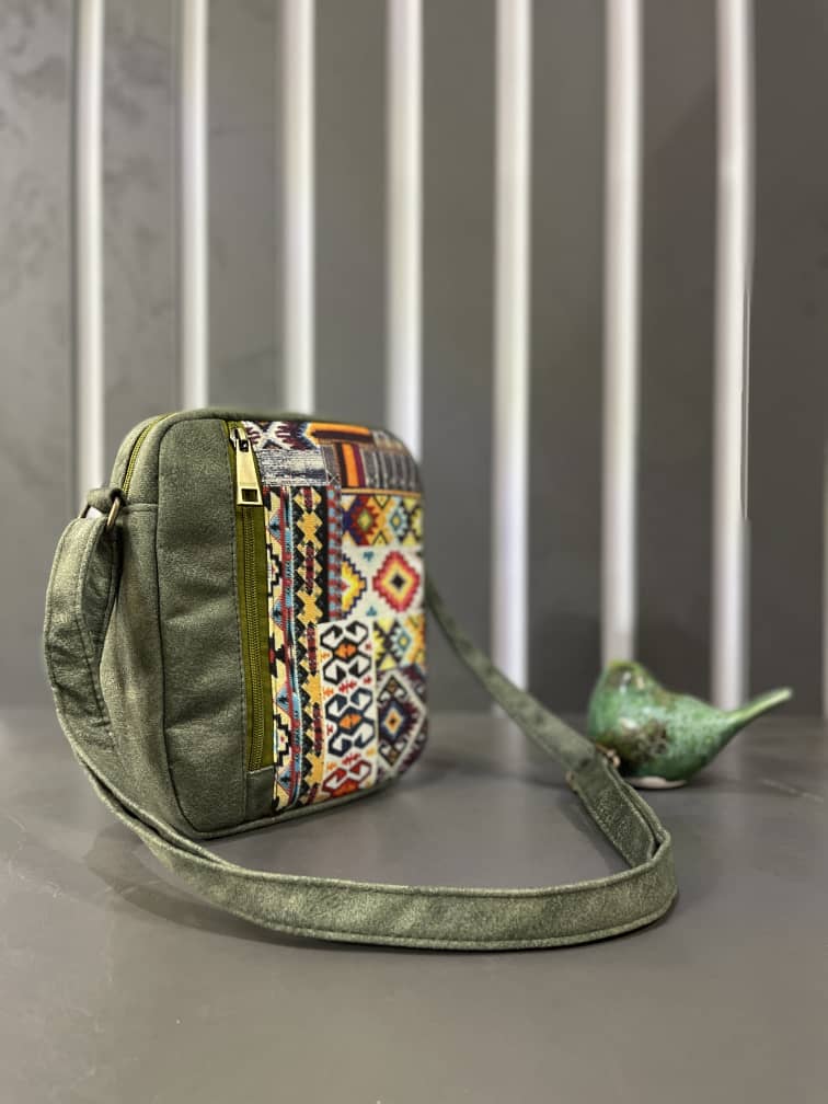 کیف مخمل طرح مهتا